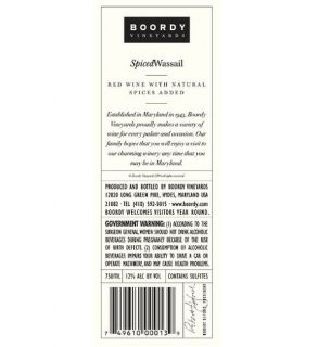 NV Boordy Spiced Wassail 750 mL Wine