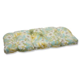 Pillow Perfect Outdoor Sugar Beach Sand Wicker Loveseat Cushion