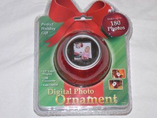 GPX PF118R 1.5" Color Screen Red Digital Photo Ornament Camera & Photo