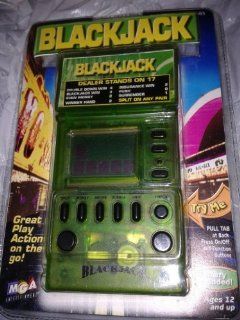 MGA Mini Vegas Blackjack Pocket Casino Electronic Handheld Game Micro Games of America Toys & Games