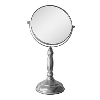 Free Standing Oval 5x Magnifying Makeup Mirror