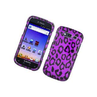 Samsung Galaxy S Blaze 4G T769 SGH T769 Purple Leopard Skin Print Cover Case Cell Phones & Accessories