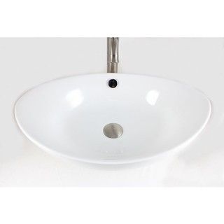 23 European Style Oval Shape Porcelain Ceramic Bathroom Vessel Sink