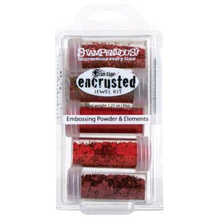 Stampendous Encrusted Jewel Kit   Red