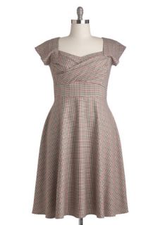 Stop Staring Pine All Mine Dress in Autumn Plaid   Plus Size  Mod Retro Vintage Dresses