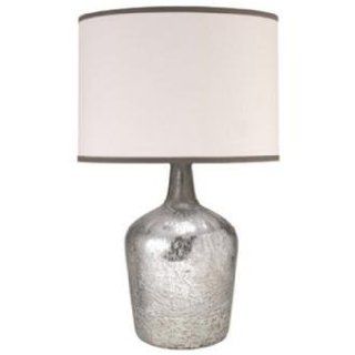 Hilary Plum Jar Mercury Glass Table Lamp    