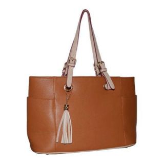 Womens Blingalicious Leatherette Handbag Q2022 Camel