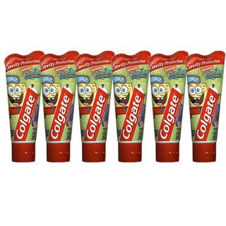 Colgate Spongebob Squarepants Anti cavity Fluoride Toothpaste (pack Of 6)