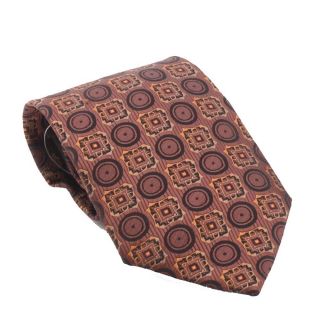 Ferrecci Mens Soft texture Brown Necktie and cuff Links Boxed Set