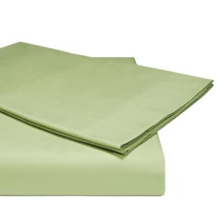 Alok International Cotton Percale 410 Thread Count Sheet Set Green Size Queen