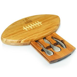 Quarterback Murray State University Racers Natural Wood Engraved Cutting Board