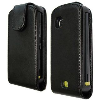 Flip PU Leather Case Cover for Nokia C5 C5 03 Black qh Cell Phones & Accessories