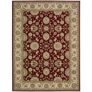 Nourison Persian Crown Red Rug (53 X 74)