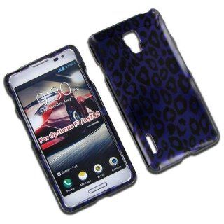Lg Us780 (Optimus F7) Purple Leopard Protective Case Cell Phones & Accessories