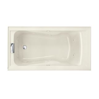 American Standard Evolution 60 in L x 32 in W x 21.5 in H Linen Hourglass in Rectangle Whirlpool Tub