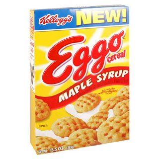 Kellogg's Eggo Maple Syrup Cereal, 13.5 Ounce Boxes (Pack of 5)  Breakfast Cereals  Grocery & Gourmet Food