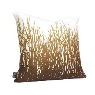 Inhabit Nourish Field Suede Throw Pillow FGAMB Size 13 x 24, Color Amber