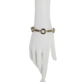 Heidi Daus "Simply Stated" Crystal Accented Link Bracelet