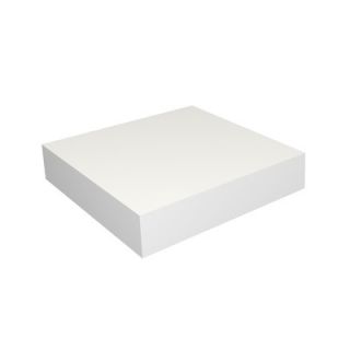 Way Basics Floating Wall Shelf FS 10 10 1 Finish White