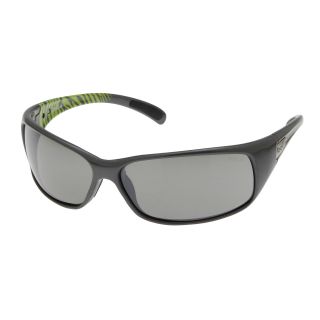 Bolle Mens Recoil Shiny Gunmetal/ Green Frame Sport Sunglasses