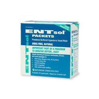 Entsol Packets, Powdered Buffered Hypertonic Nasal Wash   10S Health & Personal Care