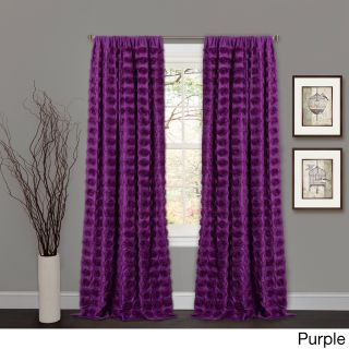 Lush Decor Emma Rosette 84 Inch Curtain Panel