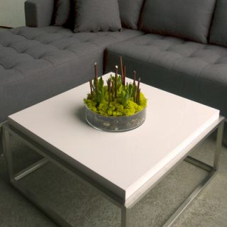 Gus Modern Square Drake Coffee Table Drake Coffee Table Finish White Lacquer