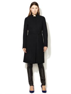 Wool Belted Reversible Coat by Narciso Rodriguez