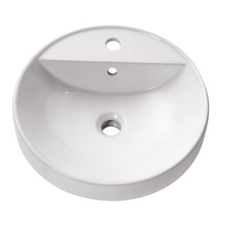 Avanity Round Semi Recessed 18 inch Sink