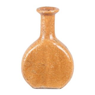 Privilege Small Orange Ceramic Vase