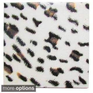 Fabric Swatch Animal Pattern Wall Ceramic Wall Tiles (pack Of 20)