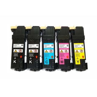 Compatible Xerox Phaser 6125 Toner Cartridges (pack Of 5 2k/1c/1m/1y)