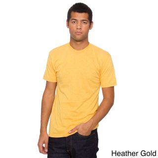 American Apparel American Apparel Unisex Poly cotton Crew Neck T shirt Gold Size XS