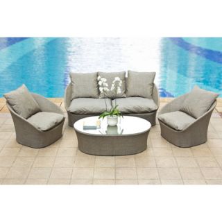 Les Jardins Spinner Deep Seating Group with Cushion SPBA101 / SPBA101.978