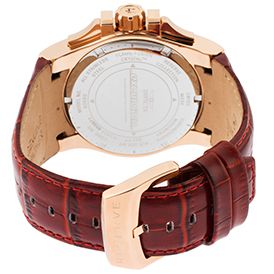 Invicta 80680  Watches,Mens Excursion/Reserve Chronograph Rose Gold Tone Dial Brown Genuine Leather, Chronograph Invicta Quartz Watches