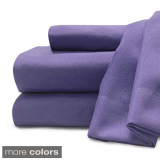 Baltic Linen Soft   Cozy Easy Care Sheet Set Blue Size Twin