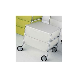Kartell Mobil 19.25 Storage Container with 2 Drawers 2004/L Color Transluce