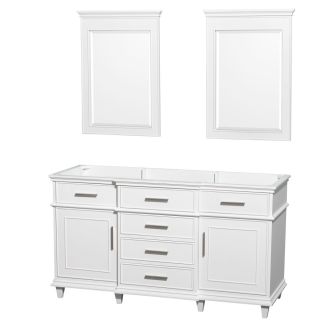 Wyndham Collection Wyndham Collection Berkeley White 60 inch Double Vanity White Size Double Vanities