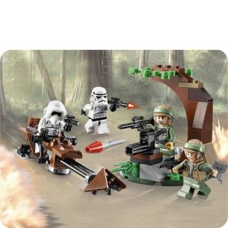 LEGO Star Wars Endor Rebel Trooper & Imperial Trooper Battle Pack (9489)      Toys