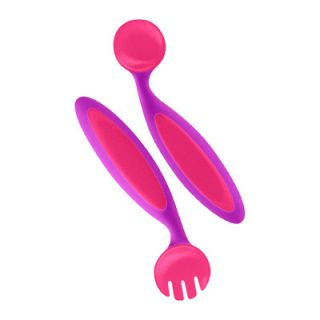 Boon Benders Adaptable Baby Feeding Utensil B10127 / B10128 Color Pink and P
