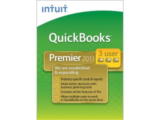 Intuit QuickBooks Premier Industry Editions 2013 3 User   