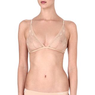 CALVIN KLEIN   Lace and micro triangle bra