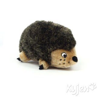 Kyjen PP01025 Hedgehog Dog Toys Plush Rattle Grunt and Squeak Toy, Large, Brown  Pet Squeak Toys 