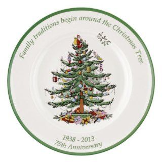 Spode Christmas Tree 75th Anniversary Plate Kitchen & Dining