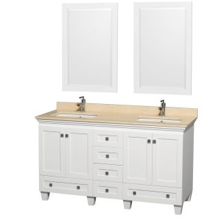 Wyndham Collection Wyndham Collection Acclaim White 60 inch Double Vanity White Size Double Vanities