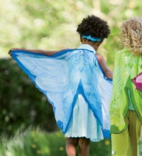 Fabric Fairy Wings, in Blue Clothing