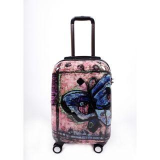 Neocover Traveling Butterfly 20 inch Carry on Hardside Spinner Luggage
