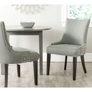 Gretchen Granite Linen Fabric Side Chair (set Of 2)