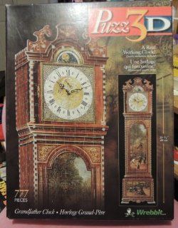 3D Grandfather Clock Puzzle 777pc Toys & Games
