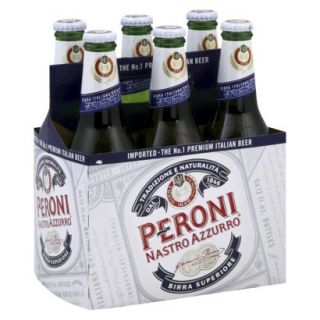 Peroni Nastro Azzurro Beer Bottles 12 oz, 6 pk